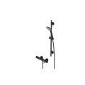 Mattblack Bathroom Hand Shower Mixer sliding bar Set